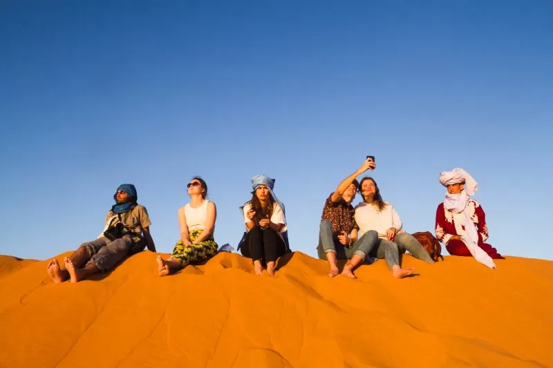Dune summit – A front-row seat for sunset