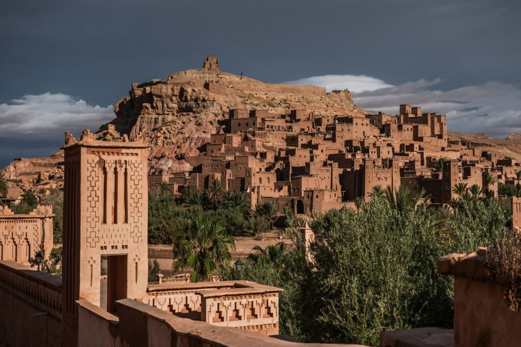 Ait Ben Haddou kasbah on the Morocco desert tour route